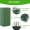 Floral Foam Bricks,Florist Foam Green Wet Blocks Supplies for Flower Arrangement DIY Craft,Pack of 10